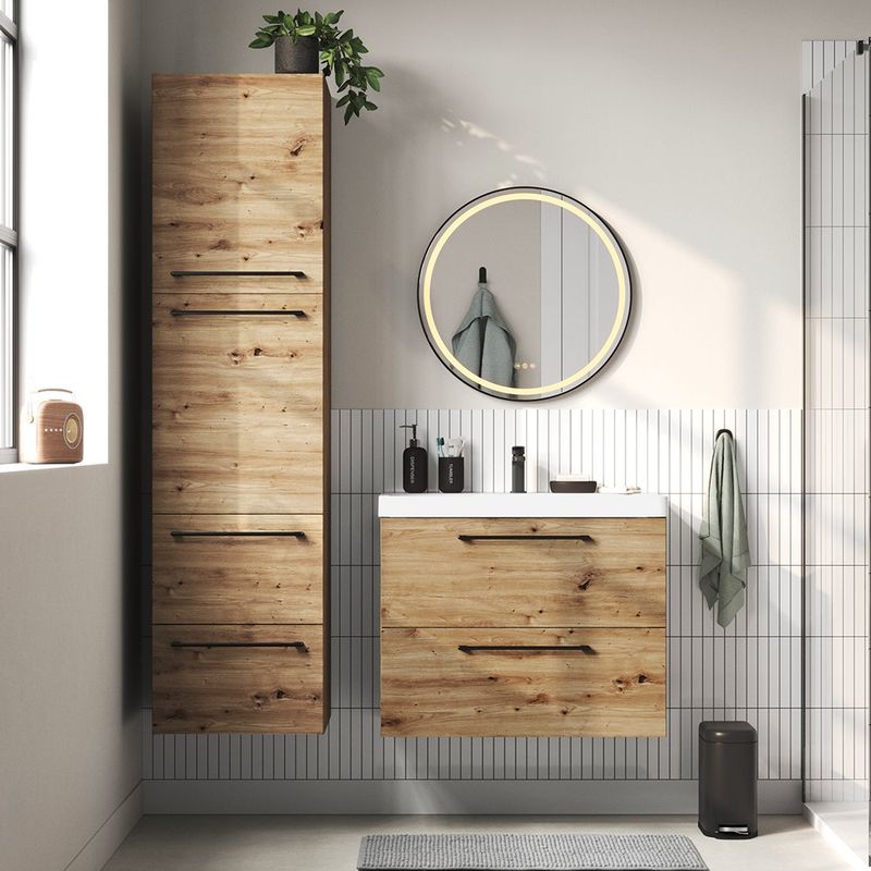 Grifo Monomando Bajo Remix para Lavamanos Color Negro Mate