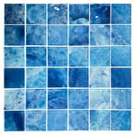 Malla Decorativa Osaka de 30 x 30 cm Color Azul