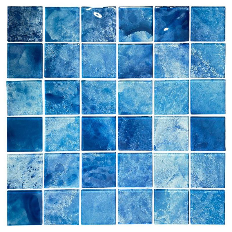 Malla Decorativa Osaka de 30 x 30 cm Color Azul