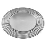 Plato Base de 33 x 33 cm Color Plateado