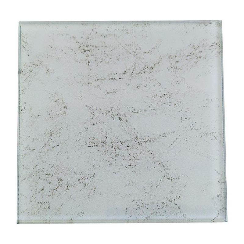 Set de 4 Porta Vasos Mármol con Base Color Negro