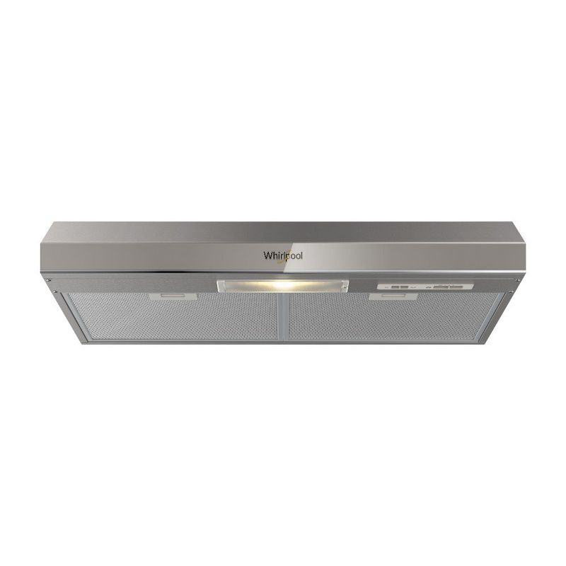 Campana Empotrable Whirlpool de 76 cm con 3 Velocidades Color Gris