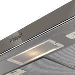 Campana Empotrable Whirlpool de 76 cm con 3 Velocidades Color Gris