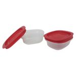 Set de 2 Recipientes Rectangulares Rubbermaid Easystore de 183 ml