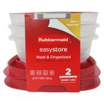 Set de 2 Recipientes Rectangulares Rubbermaid Easystore de 183 ml