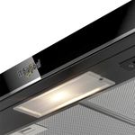 Campana Empotrable Whirlpool de 76 cm con 3 Velocidades Color Negro