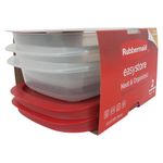 Set de 2 Recipientes Rectangulares Rubbermaid Easystore de 844 ml