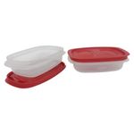 Set de 2 Recipientes Rectangulares Rubbermaid Easystore de 844 ml
