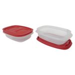 Set de 2 Recipientes Rectangulares Rubbermaid Easystore de 844 ml