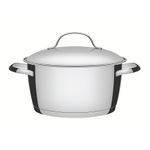 Cacerola Alta de 24 cm Tramontina Allegra de Acero Inoxidable
