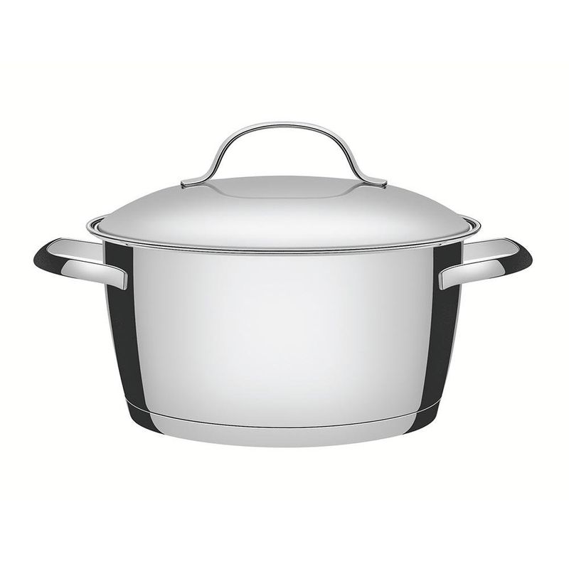 Cacerola Alta de 24 cm Tramontina Allegra de Acero Inoxidable