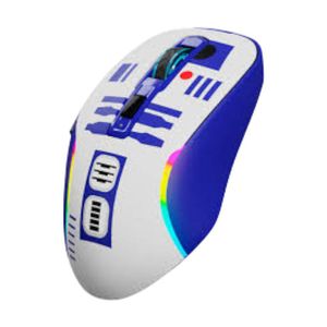Mouse Gamer Inalámbrico R2-D2 Trimodo RGB 10,000 DPI