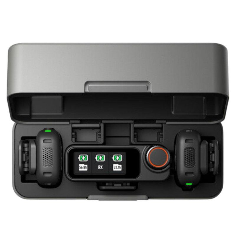 DJI Mic 3 Sistema de Micrófono Inalámbrico 2 TX + 1 RX con Estuche de Carga