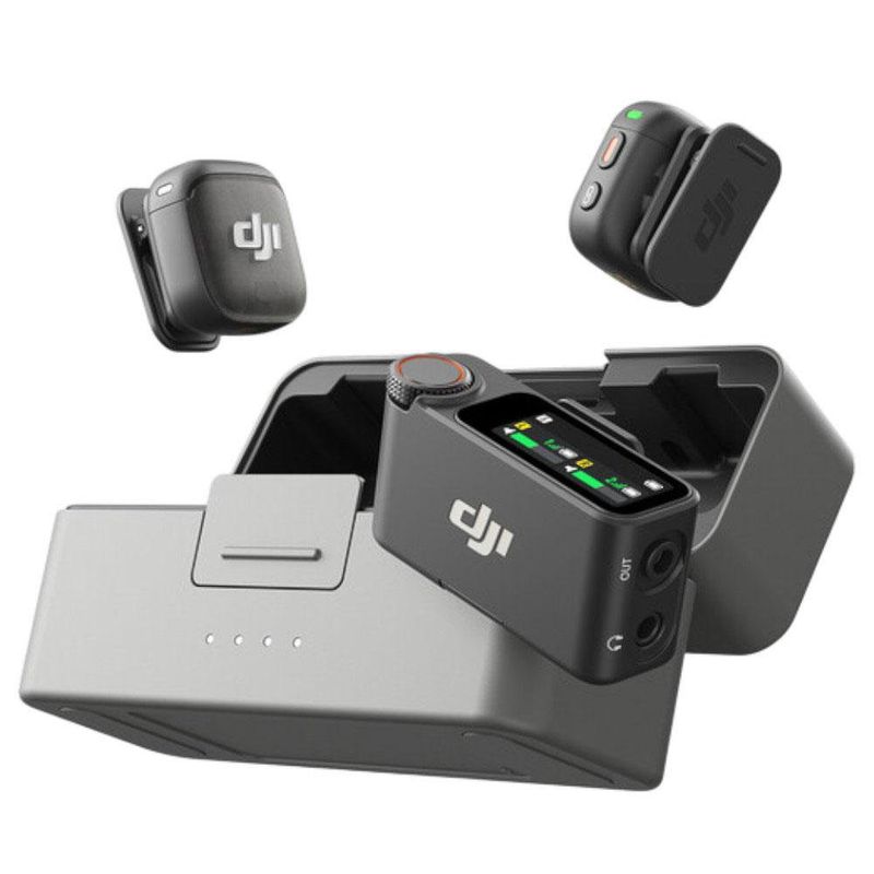DJI Mic 3 Sistema de Micrófono Inalámbrico 2 TX + 1 RX con Estuche de Carga