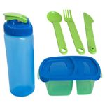 Set Ecoline de Plato Duo con Pachón y Cubiertos