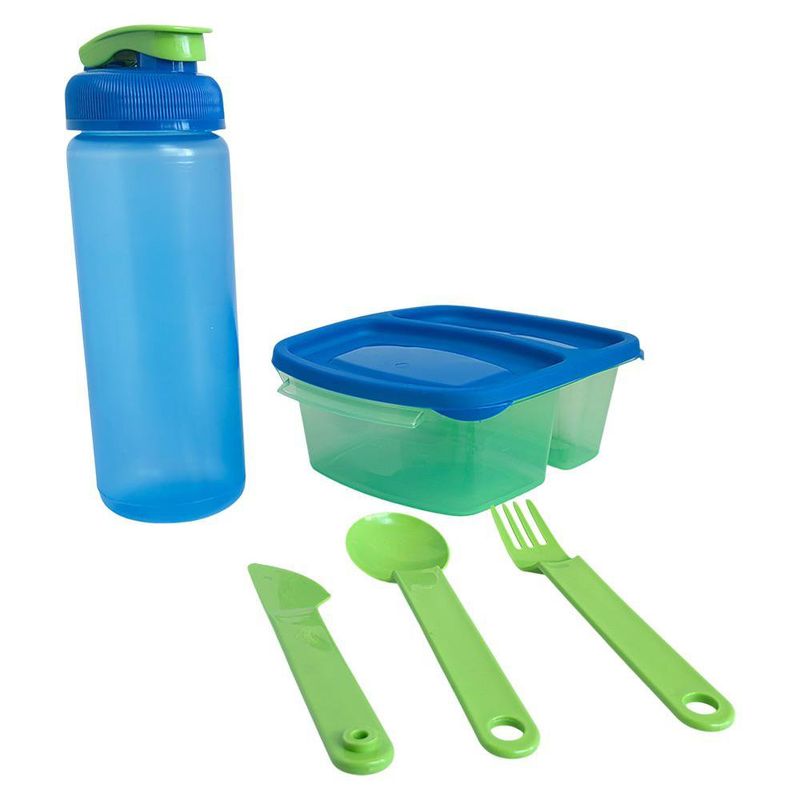 Set Ecoline de Plato Duo con Pachón y Cubiertos