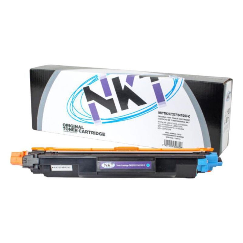 Toner Láser Cian NKT para Brother TN227/TN237/TN247/TN257