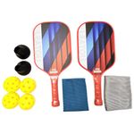 Set de Pickleball con 2 Raquetas Pelotas y Accesorios