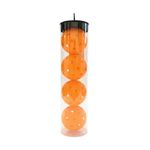 Set de 4 Pelotas para Pickleball Color Naranja