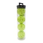 Set de 4 Pelotas para Pickleball Color Verde