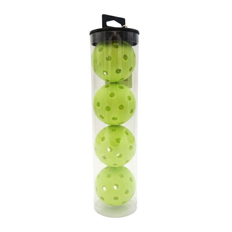 Set de 4 Pelotas para Pickleball Color Verde