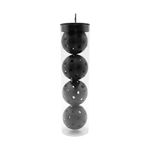 Set de 4 Pelotas para Pickleball Color Negro