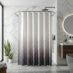 Cortina de Tela Antihongos para Baño de 180 x 180 cm Color Beige