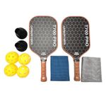 Kit de Pickleball con Pelotas, Raquetas y Toallas