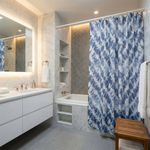 Cortina para Baño Dazzling Stelli de 178 x 183 cm Color Azul