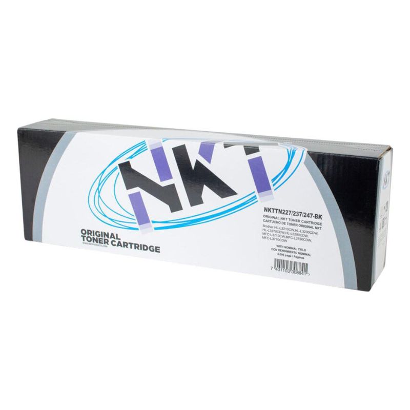 Toner Láser Negro NKT para Brother TN227/TN237/TN247