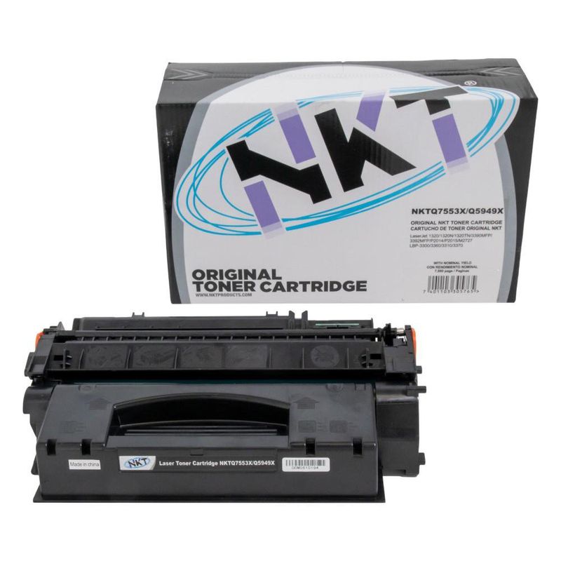 Toner Láser Negro Alta Capacidad para Q5949Xy Q7553X