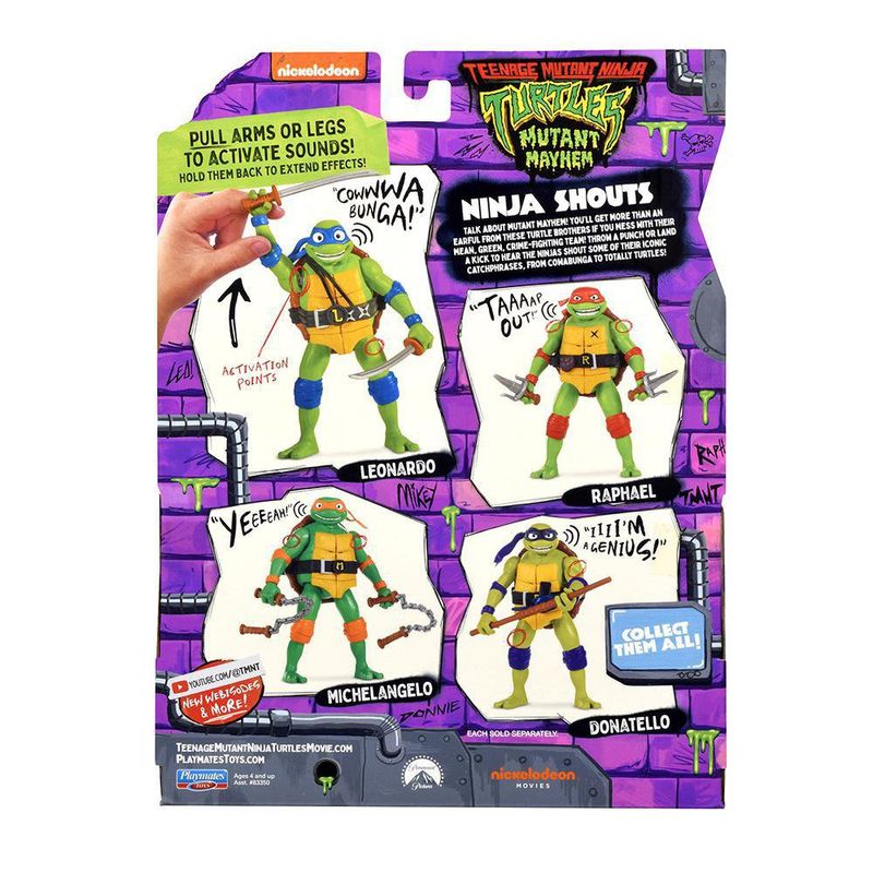 Figura De Lujo TMNT Movie Diseños Surtidos - Tortugas Ninja