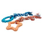 Juguete de Cuerda para Perro con Aro de Goma Presentación Surtida