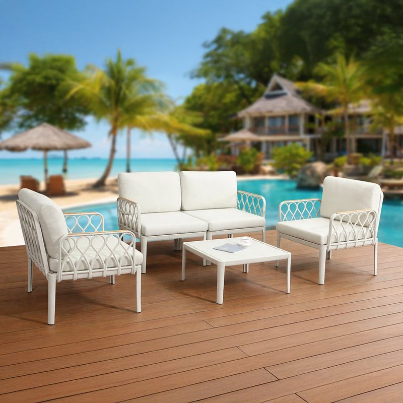 Set de Sala para Exterior Piglet 4 Piezas