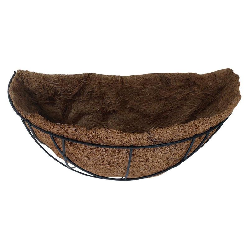 Maceta de Pared con Forro de Fibra de Coco