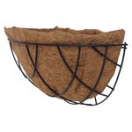 Maceta de Pared con Forro de Fibra de Coco