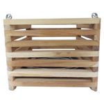 Maceta Cuadrada Alta de Madera Teca No. 6