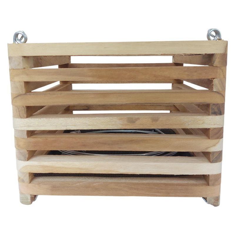 Maceta Cuadrada Alta de Madera Teca No. 6