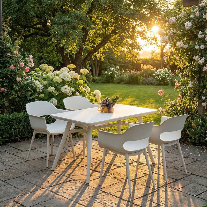 Set de Comedor para Exterior Pooh 5 Piezas