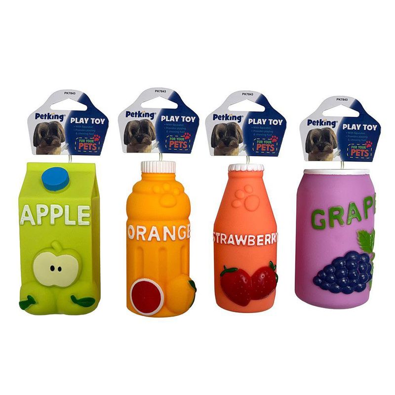 Juguete para Perro Botella de Jugo con Sonido Presentación Surtida