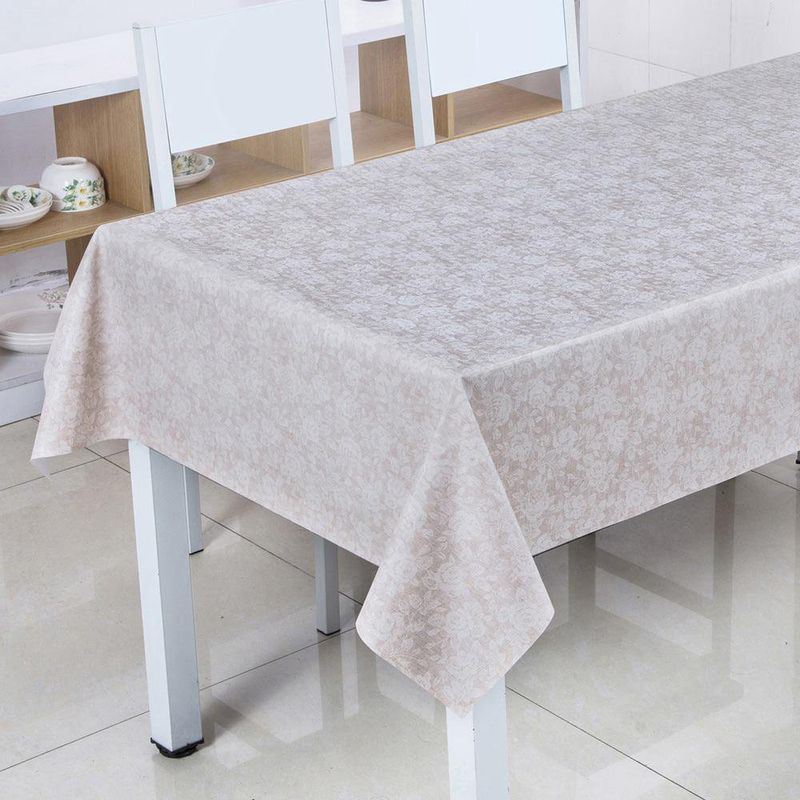 Mantel Cuadrado de 120 x 120 cm con Estampado de Flores