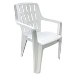 Silla Infantil de Plástico Kinder Color Blanco