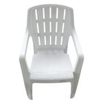 Silla Infantil de Plástico Kinder Color Blanco