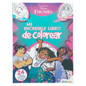 Libro para Colorear Disney Encanto de 24 Páginas con Stickers