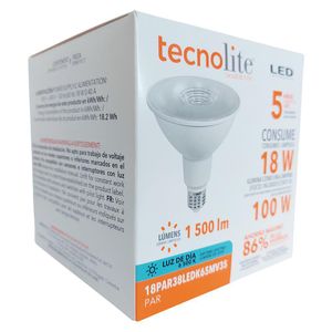 Foco Tecnolite PAR38 LED de 18 W Base E27 Luz de Día