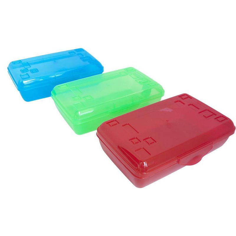 Estuche Escolar Básico Grande para Niño en Colores Surtidos