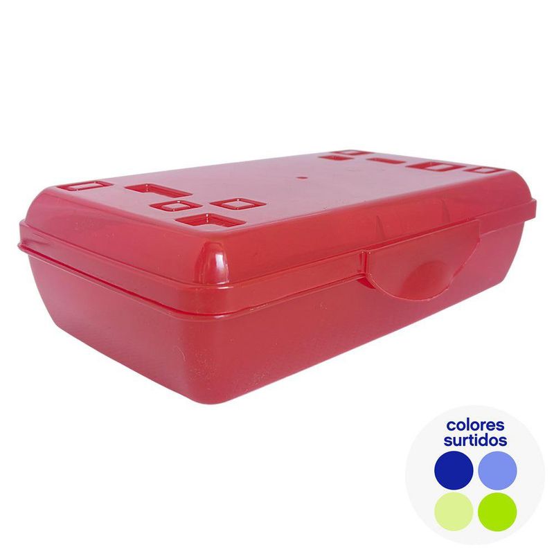 Estuche Escolar Básico Grande para Niño en Colores Surtidos