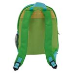 Mochila Infantil con Diseño de Cocodrilo Verde y Cierre Frontal