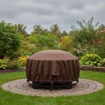 Funda Premium para Fire Pit Redondo de 44 plg Color Café