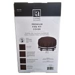 Funda Premium para Fire Pit Redondo de 44 plg Color Café
